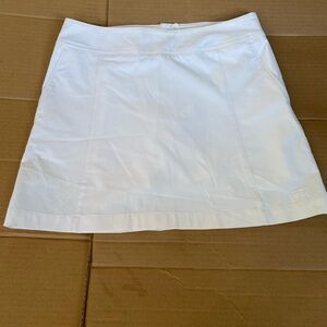 Cutter & Buck White A-Line Skirt